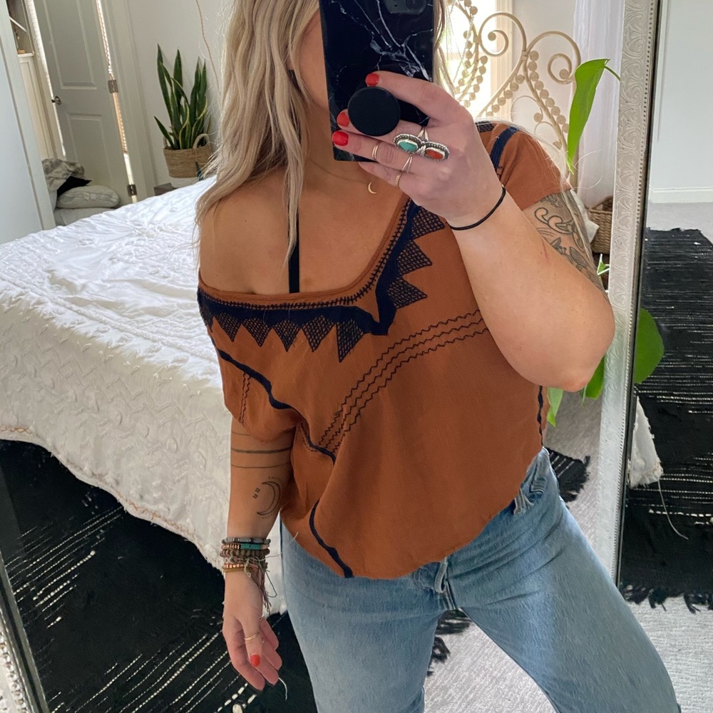 Cropped Boho Top